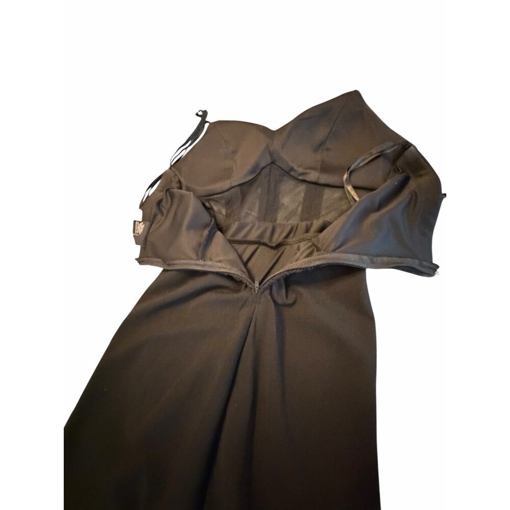 Windsor Black Illusion Gown - Size S - Picture 12 of 16